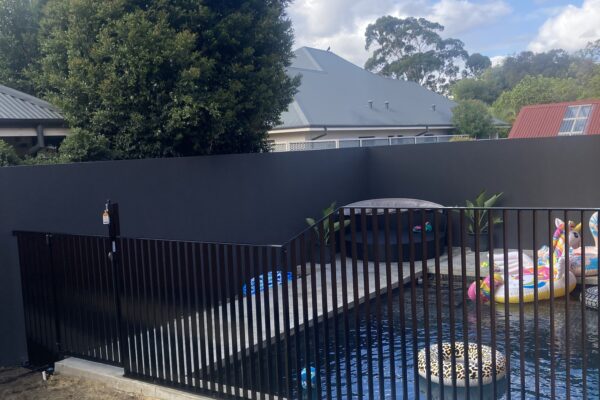 Aluminium pool fence installed at a Perth home